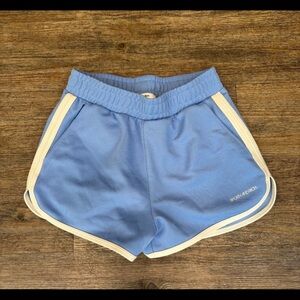 Sporty And Rich Track Shorts Hydrangea & White Womens S